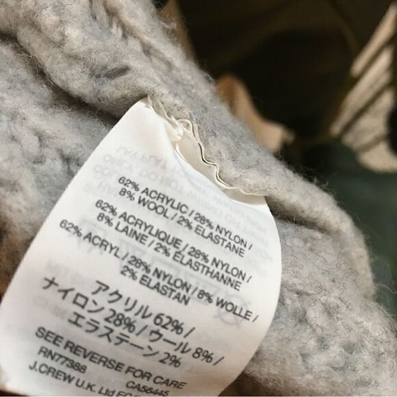 J.CREW FLUFFY, SOFT, OVERSIZED POCKET CARDIGAN - Picture 7 of 8